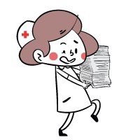 nurse-with-too-much-paperwork-200