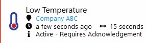 Clever Logger Low Temperature Alarm