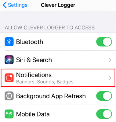 Apple App General Settings