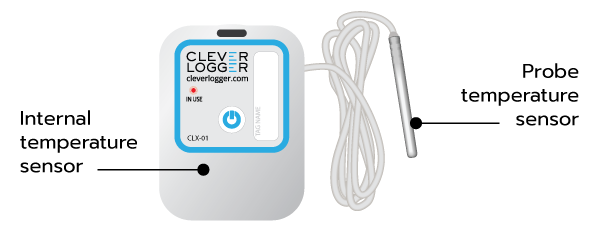 Clever Logger internal and external sensors