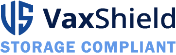 Vaxshield storage compliant logo