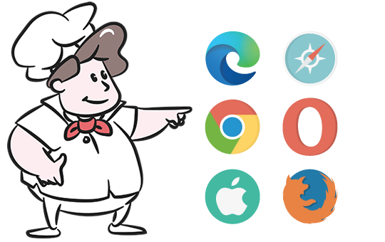 Chef-with-browser-logos