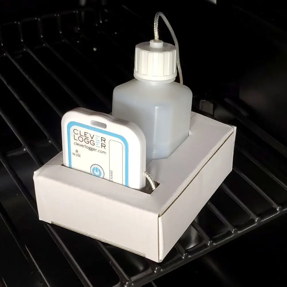 Logger and Vial in Tray