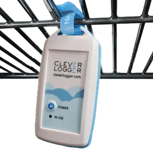 logger hanging in fridge