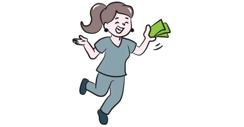 Nurse with Money